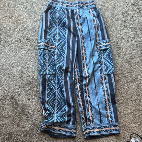 Free people cargo pants💙 - Picture 1 of 3
